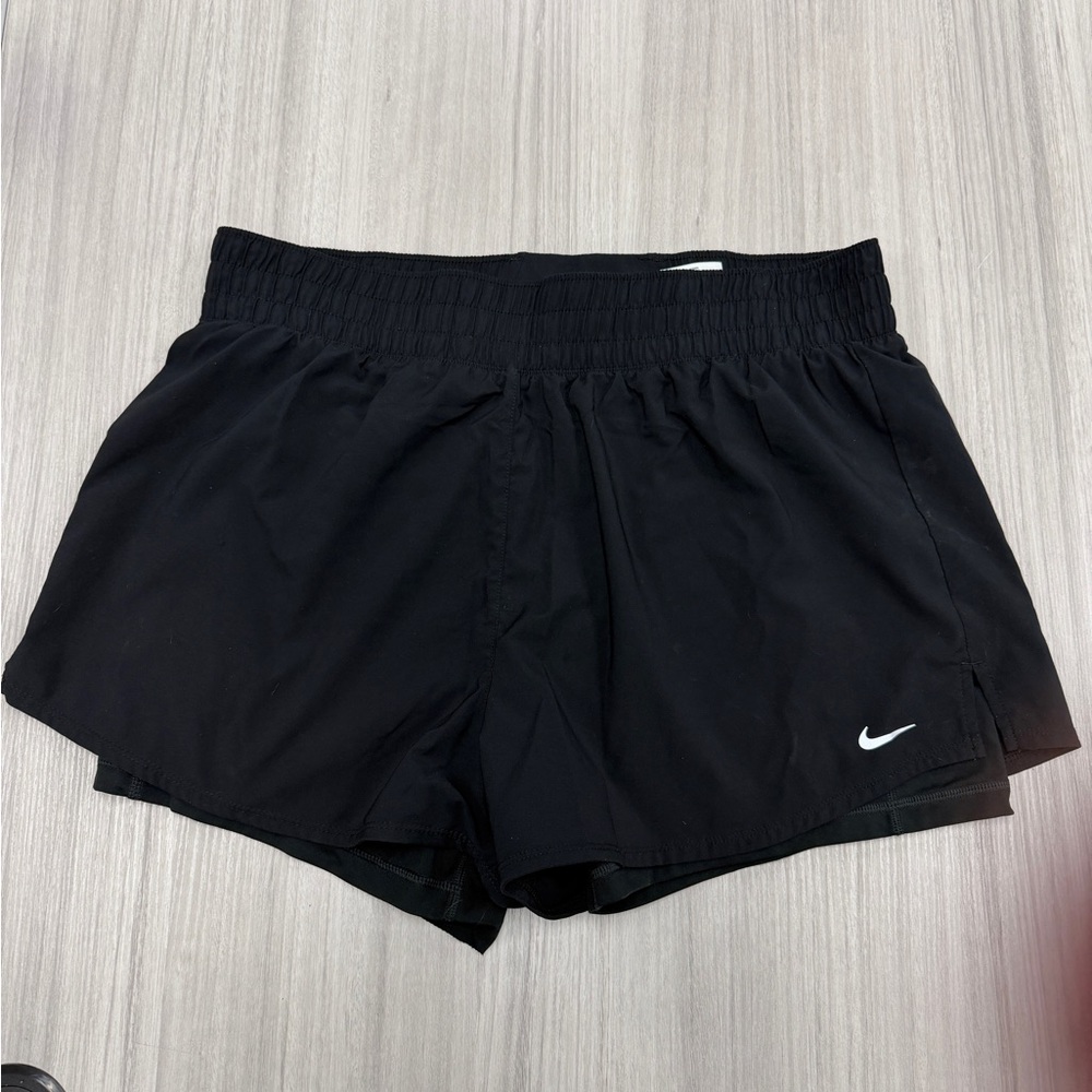 Nike Women's Athletic Black 2 in 1 Shorts